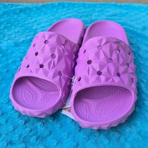 Unisex Classic V2 Geometric Slide, Lavender, Size M5W7